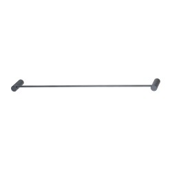 Diamora Luxury Knurled Gunmetal Grey Single Towel Rack Rail 600mm Diamora Luxury Knurled Gunmetal Grey Single Towel Rack Rail 600mm